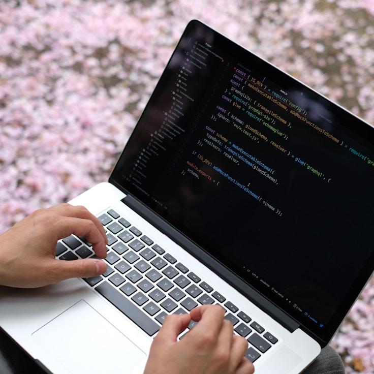 Mobile app development process showing collaborative team environment